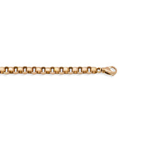 Thumbnail for 14K Rose Gold Mens Cable Link Chain 6MM