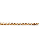 Thumbnail for 14K Rose Gold Mens Cable Link Chain 6MM