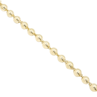 Thumbnail for 14k Yellow Gold Solid Ball Bead Chain 6.5mm 23in