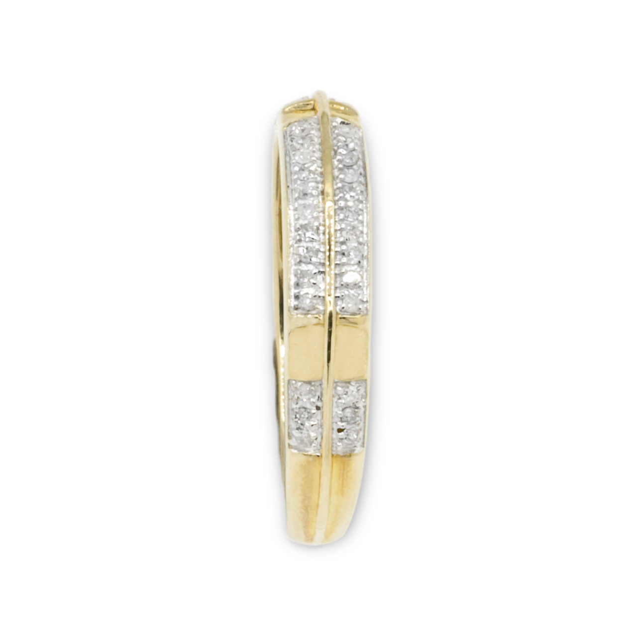 10k Yellow Gold Diamond Ring 0.09 ctw