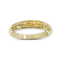 Thumbnail for 10k Yellow Gold  Yellow Diamond Ring 0.09 ctw