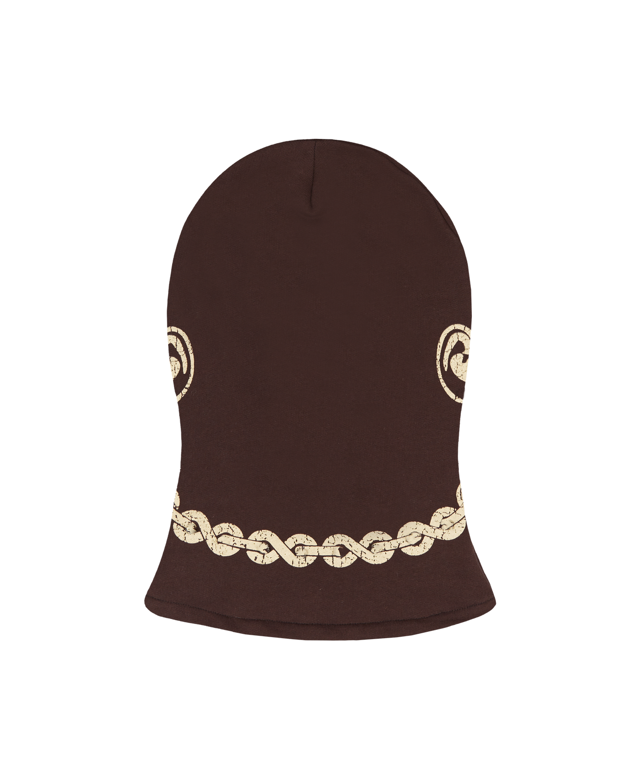 ONE SIZE / Brown / Tan Chainlink Mask