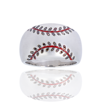 Thumbnail for Pure .925 Sterling Silver Baseball Ring