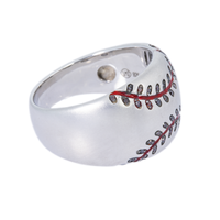 Thumbnail for Pure .925 Sterling Silver Baseball Ring