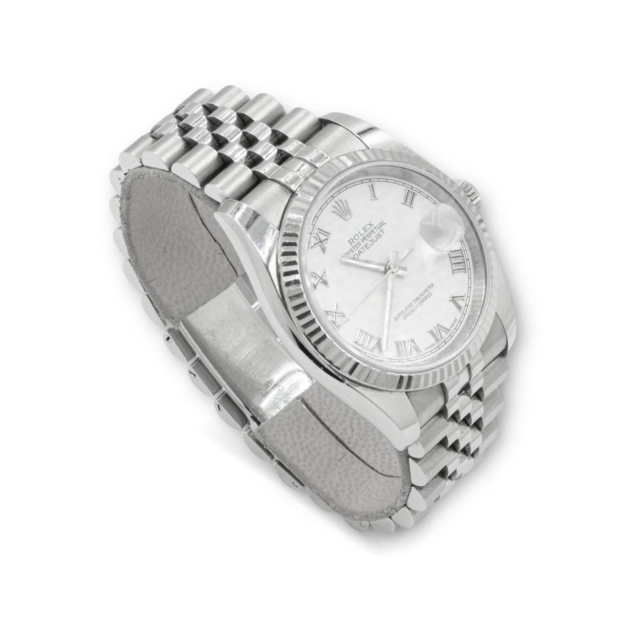 Rolex Datejust 36 Stainless Steel Jubilee White Dial Watch 116234