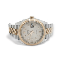 Thumbnail for Rolex Datejust 41 stainless Steel and Rose Gold Jubilee Sundust Index Dial Watch 126331