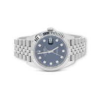 Thumbnail for Rolex Datejust 41MM Blue Diamond Steel and White Gold Jubilee Watch 126334