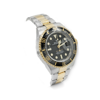 Thumbnail for Rolex Sea-Dweller Stainless Steel and Yellow Gold Black Dial Watch 126603