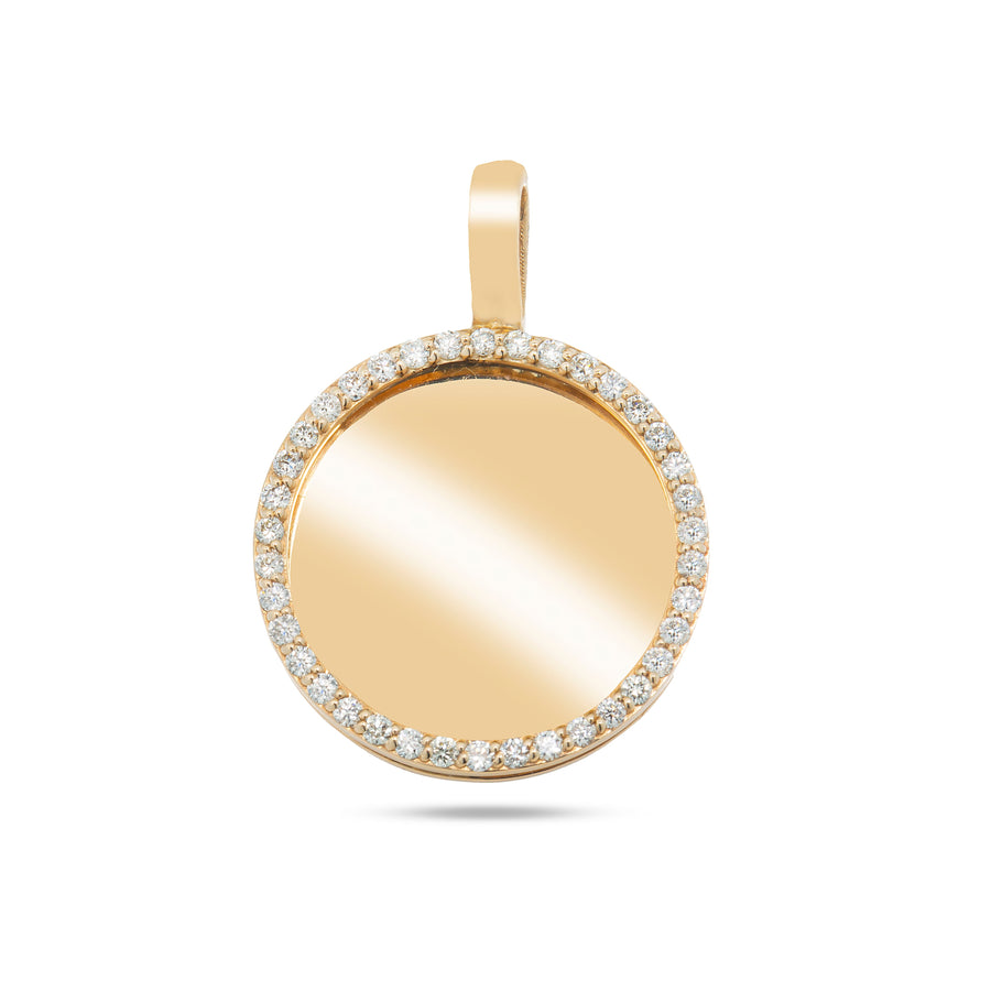 14k Yellow Gold Diamond Memory Pendant 0.36ctw – Avianne Jewelers