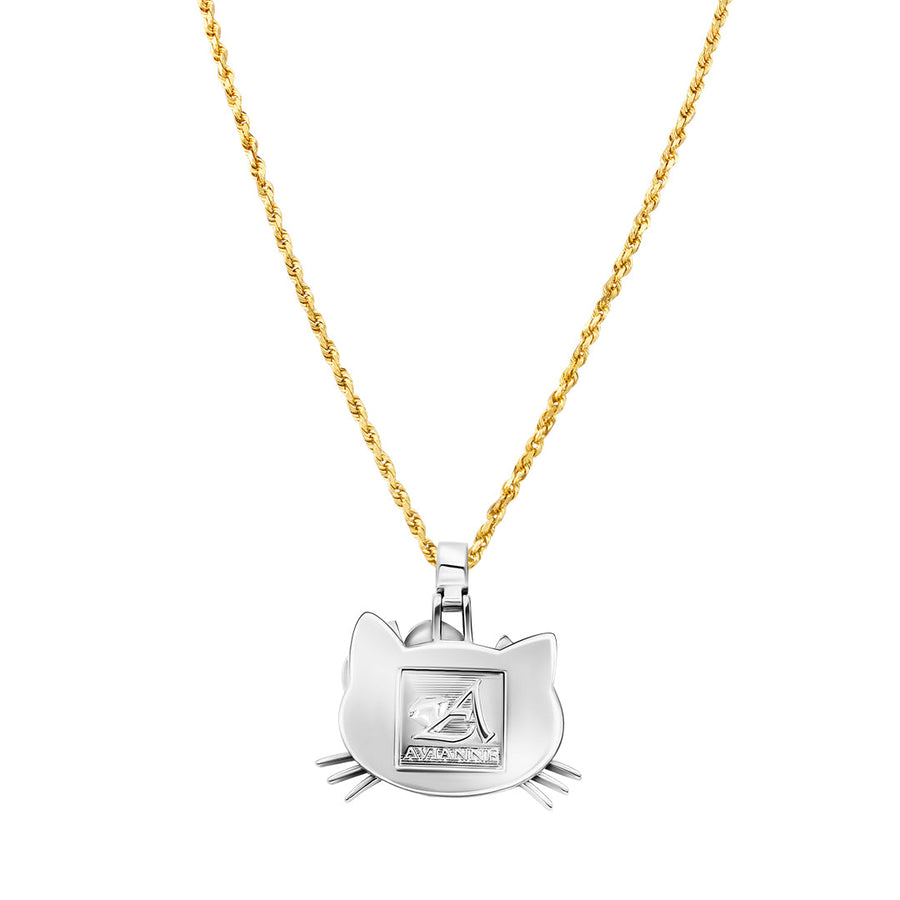 14k White Gold Diamond Hello Kitty Pendant 3 ctw – Avianne Jewelers