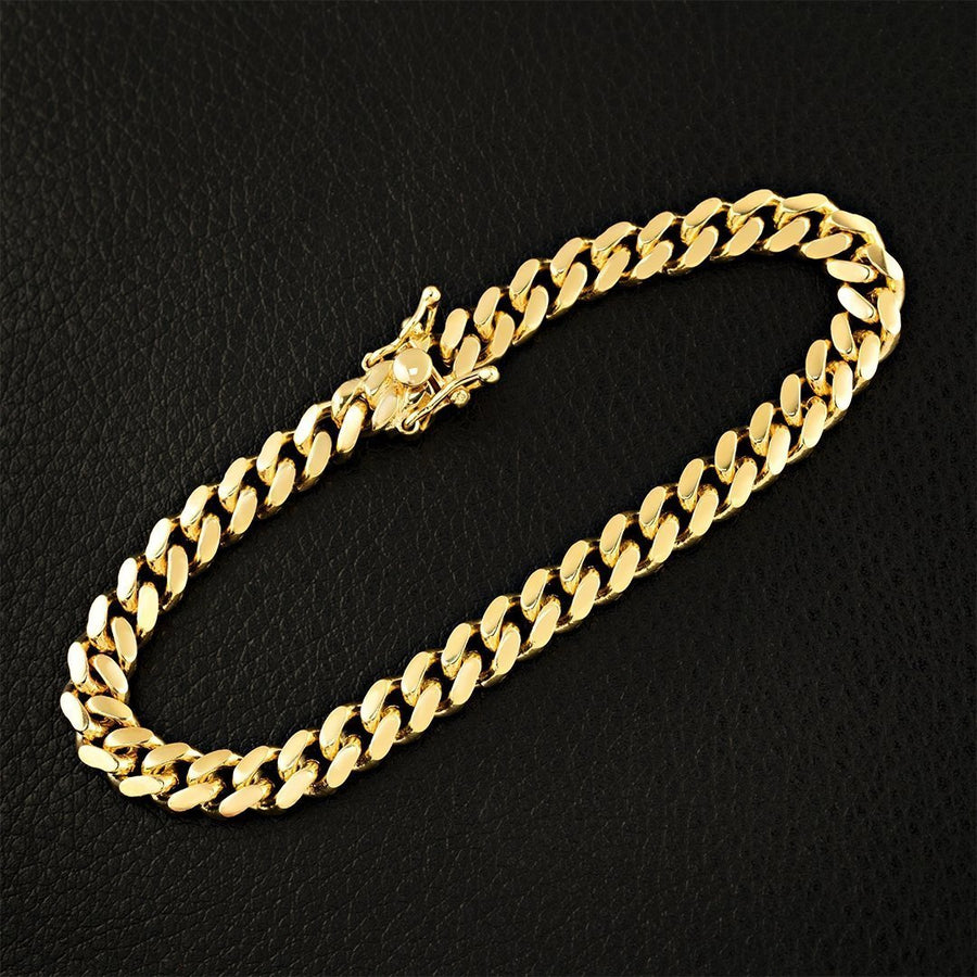 10k Yellow Gold Cuban Link Bracelet 6 mm – Avianne Jewelers