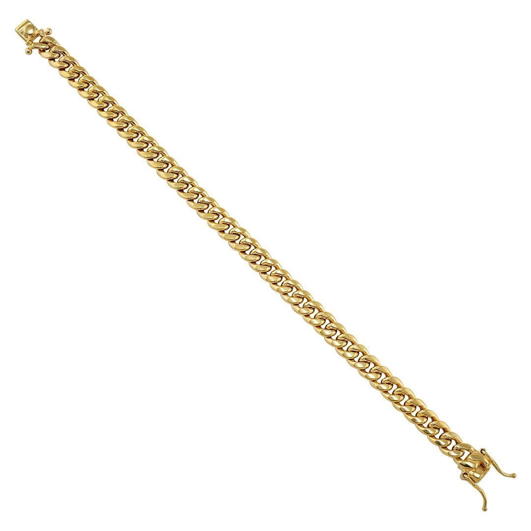 19cm (7.5) 2.5mm-3mm Width Bead Bracelet in 10kt Yellow Gold