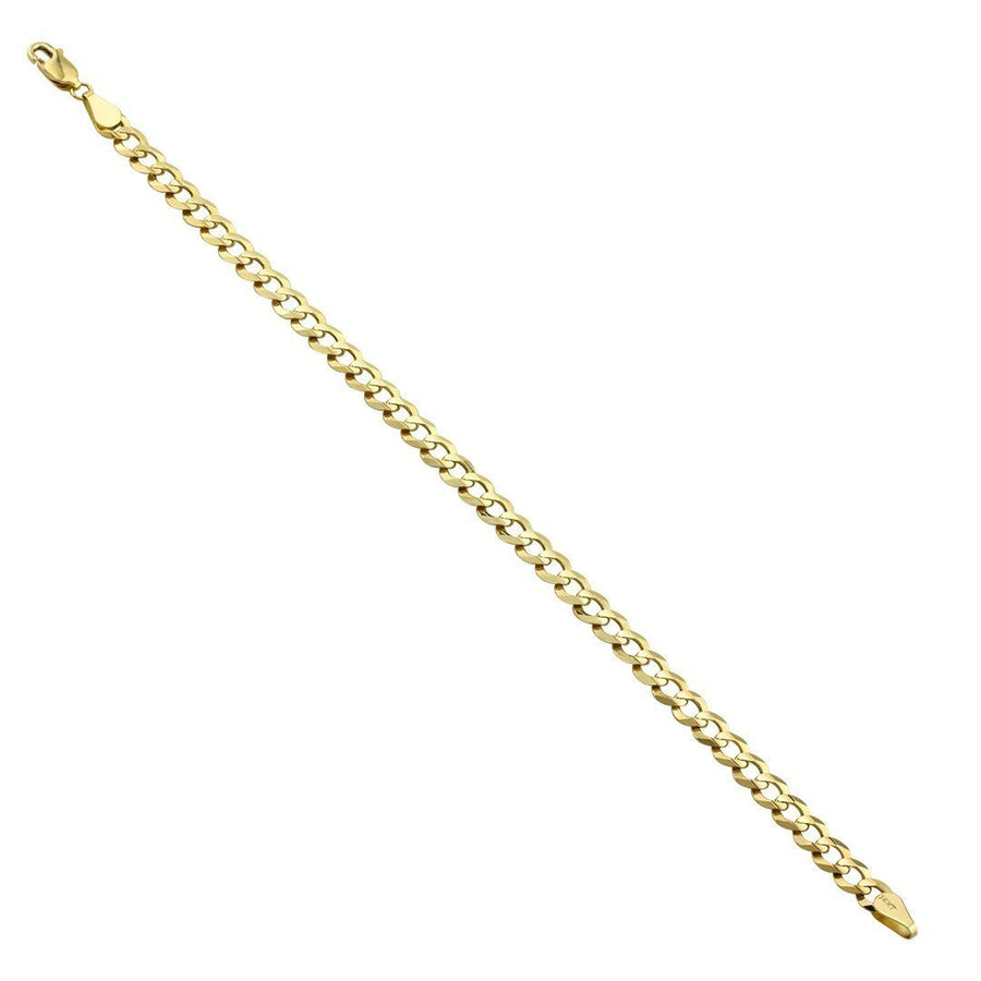 14k Yellow Gold Curb Link Bracelet 5.5 mm – Avianne Jewelers