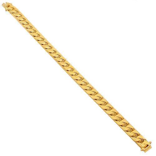 Cuban Bracelet (Gold) 8mm – Aricci London