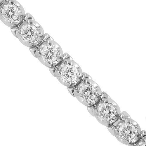14K Gold Cuban Link Bracelet w/ Emerald Cut Diamond 3 Diamonds / 7.5 Inches
