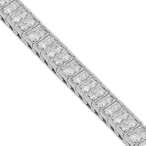 3/4 ct Diamond Tennis Bracelet UD Sterling Silver 7.25 inches long 10.5  Grams | eBay
