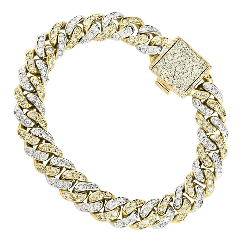 Two tone deals link bracelet