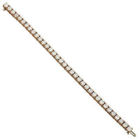 Thumbnail for Diamond Tennis Bracelet in 14k Rose Gold 15 Ctw