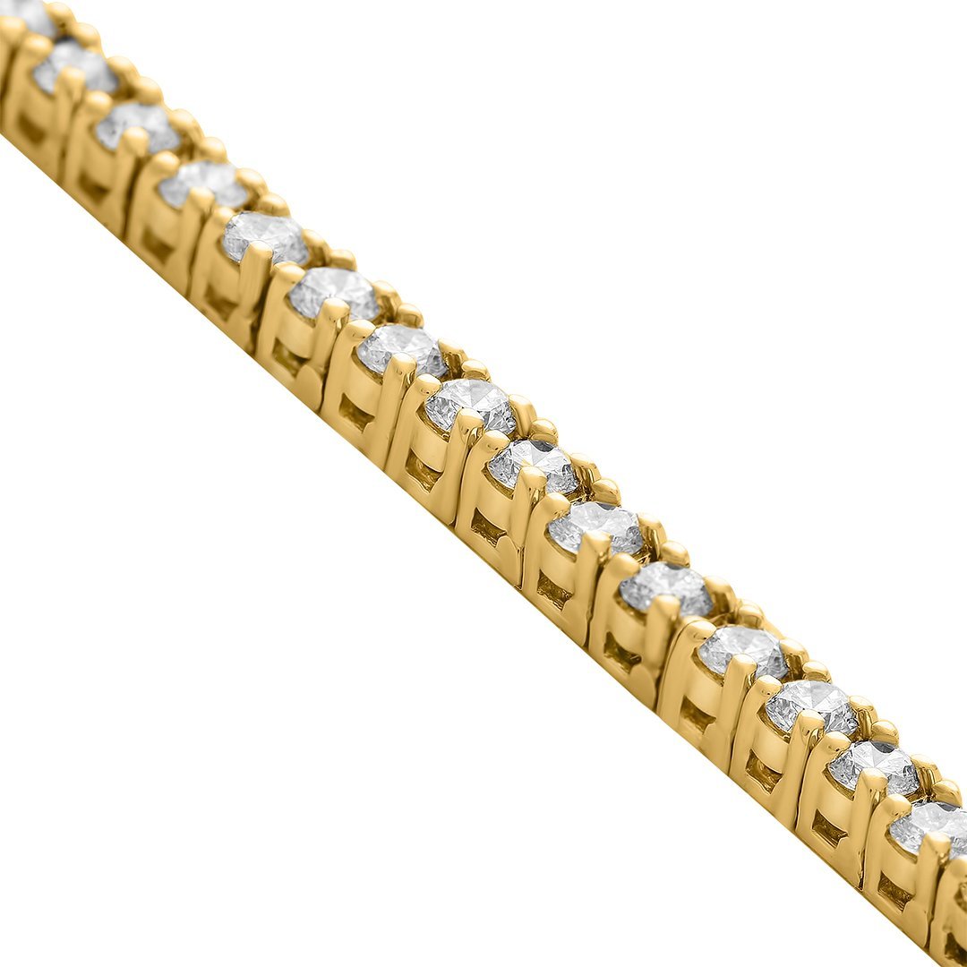 14KT Yellow Gold Moon Diamond Bracelet