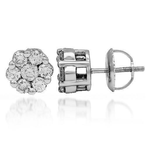 14k-solid-white-gold-diamond-cluster-stud-earrings-0-95-ctw