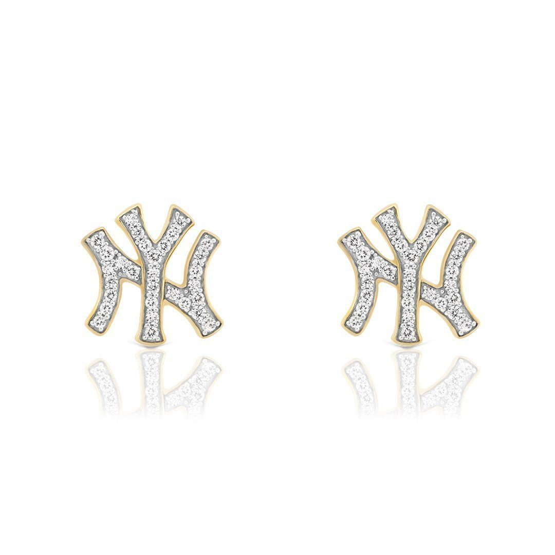 NY Yankees Stud Earrings