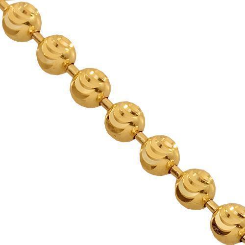 3mm Ball Bead Chain 14K Gold