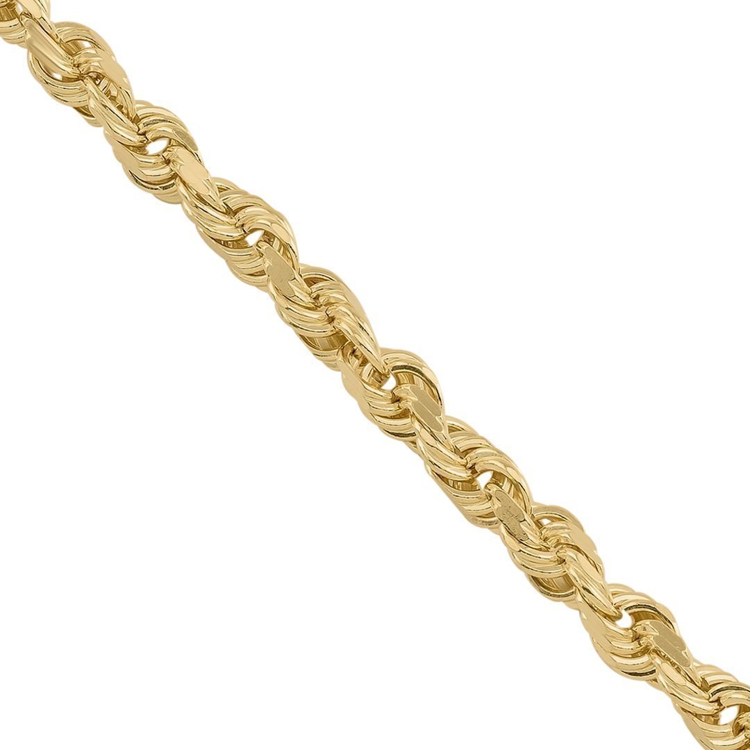 Buy LIFETIME JEWELRY5mm White Gold Chain for Men & Women 24k Real Gold  Plated Diamond Cut Gold Rope Chain for Men & Gold Chain Necklace Women 16  to 36 Inch Online at desertcartINDIA