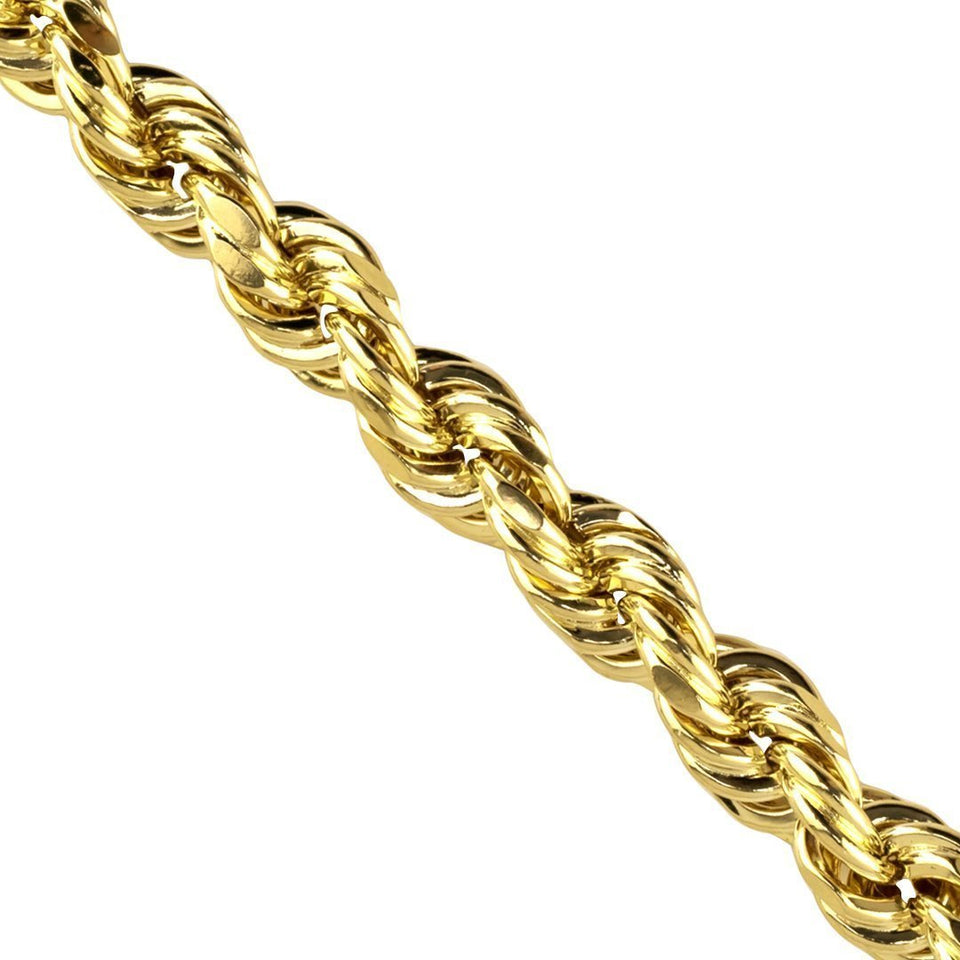 Lock Ring w/ Hand Chain Yellow Gold / 6.5