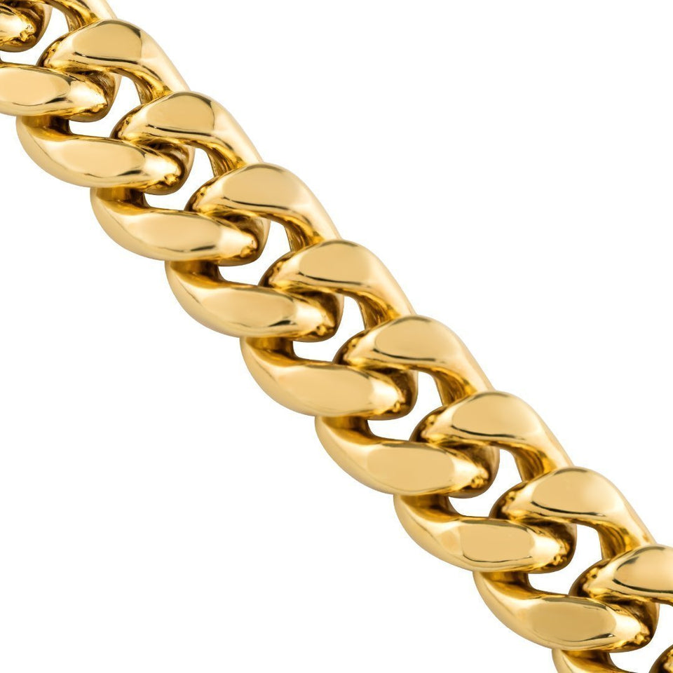 Real 10K Gold Rope Chain Mens Necklace 12mm 22 24 26 28 30 10kt Yellow Gold 28 inch