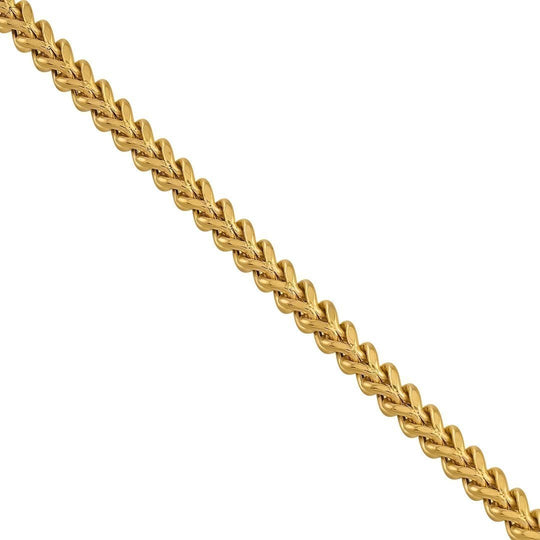 14k Yellow Gold Mens Franco Chain 4 mm – Avianne Jewelers