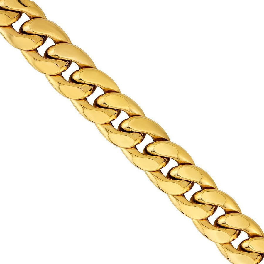 14k Yellow Gold Hollow Cuban Link Chain 15 mm – Avianne Jewelers
