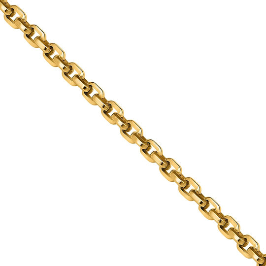 24kt Shiny Gold Plated Chain, 2mm Gold Chain With 3.5 Mm Balls