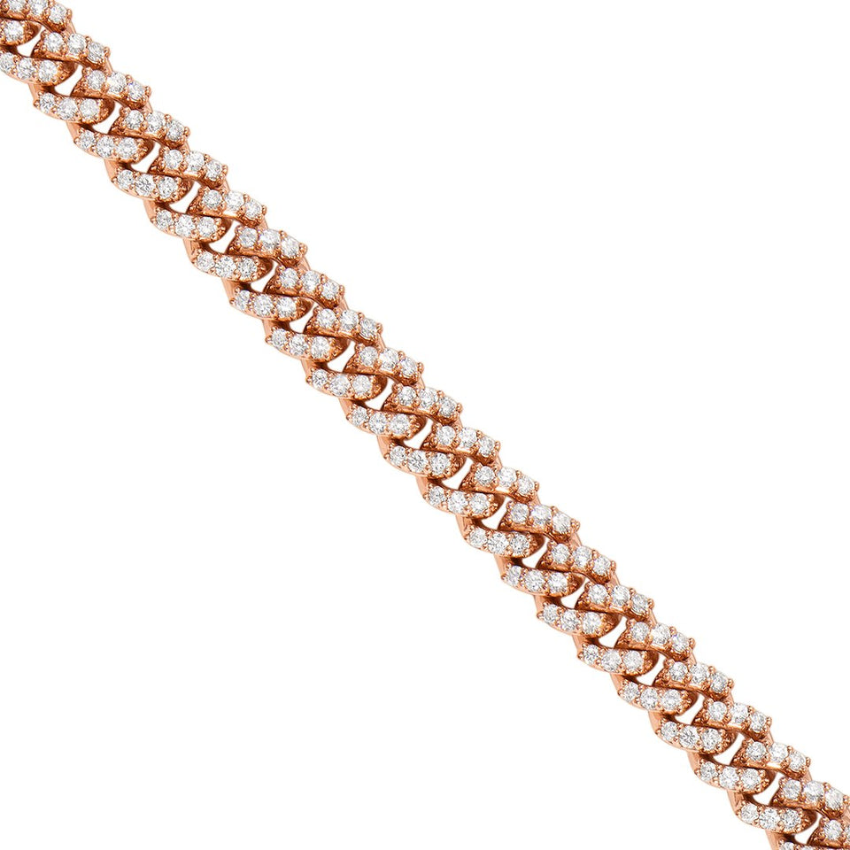 10k Rose Gold Solid Miami Cuban Link Chain 18 mm – Avianne Jewelers