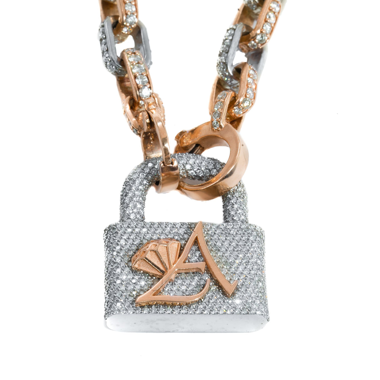Louis Vuitton Lock Chain Necklace - Gem