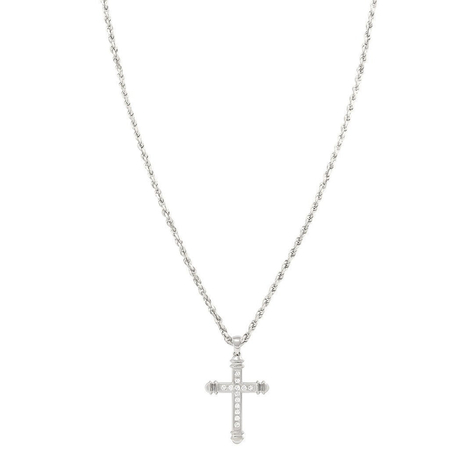 Men's hotsell Diamond Cross Necklace