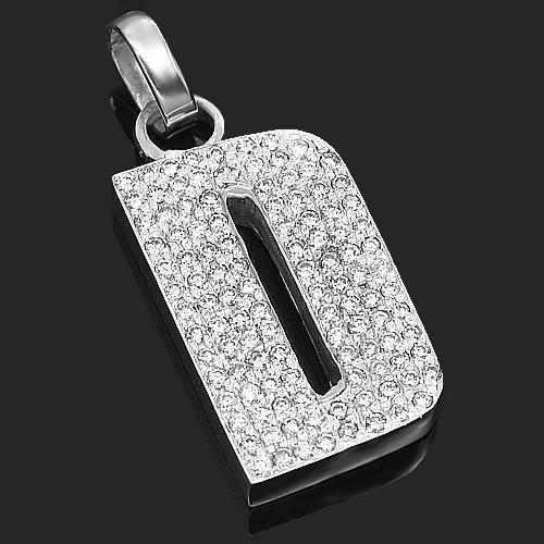 14K Solid Rose Gold Diamond Initial Letter 'LY' Pendant 4.50 Ctw