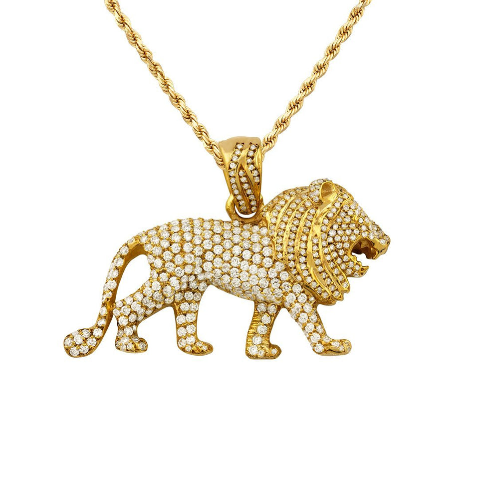 14 kt Yellow Gold Lions head Charm Pendant shops 1.4 grams