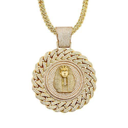 Farah Cuban Link Chain Necklace - Gold Plating - Oak & Luna