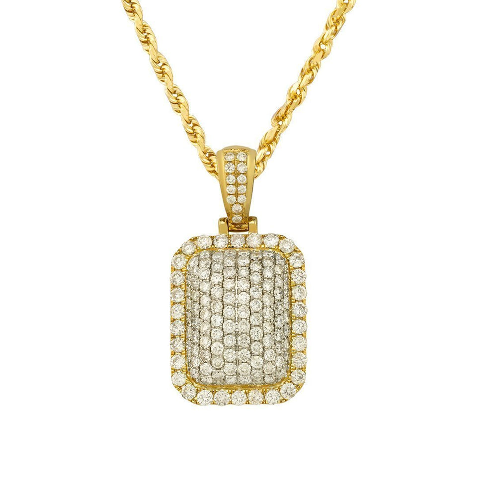 10ky gold/ 3 stone hotsell diamond pendant