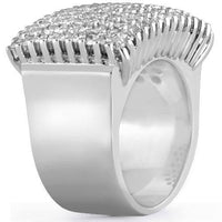 Thumbnail for 14K White Solid Gold Mens Diamond Ring 5.50  Ctw