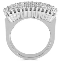 Thumbnail for 14K White Solid Gold Mens Diamond Ring 5.50  Ctw