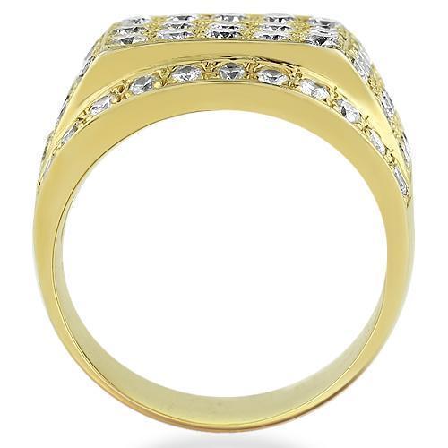 14k Yellow Solid Gold Mens Diamond Ring 400 Ctw Avianne Jewelers 