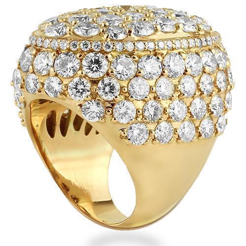 Spangel Fashion American Diamond 18k Gold Plated Ring for Men and Boys