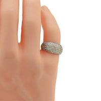 Thumbnail for Classic Pave Diamond Cocktail Ring in 14k Yellow Gold 1.90 Ctw