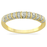 Thumbnail for Yellow Diamond Wedding Band Set in 10K Yellow Gold 1.17 Ctw