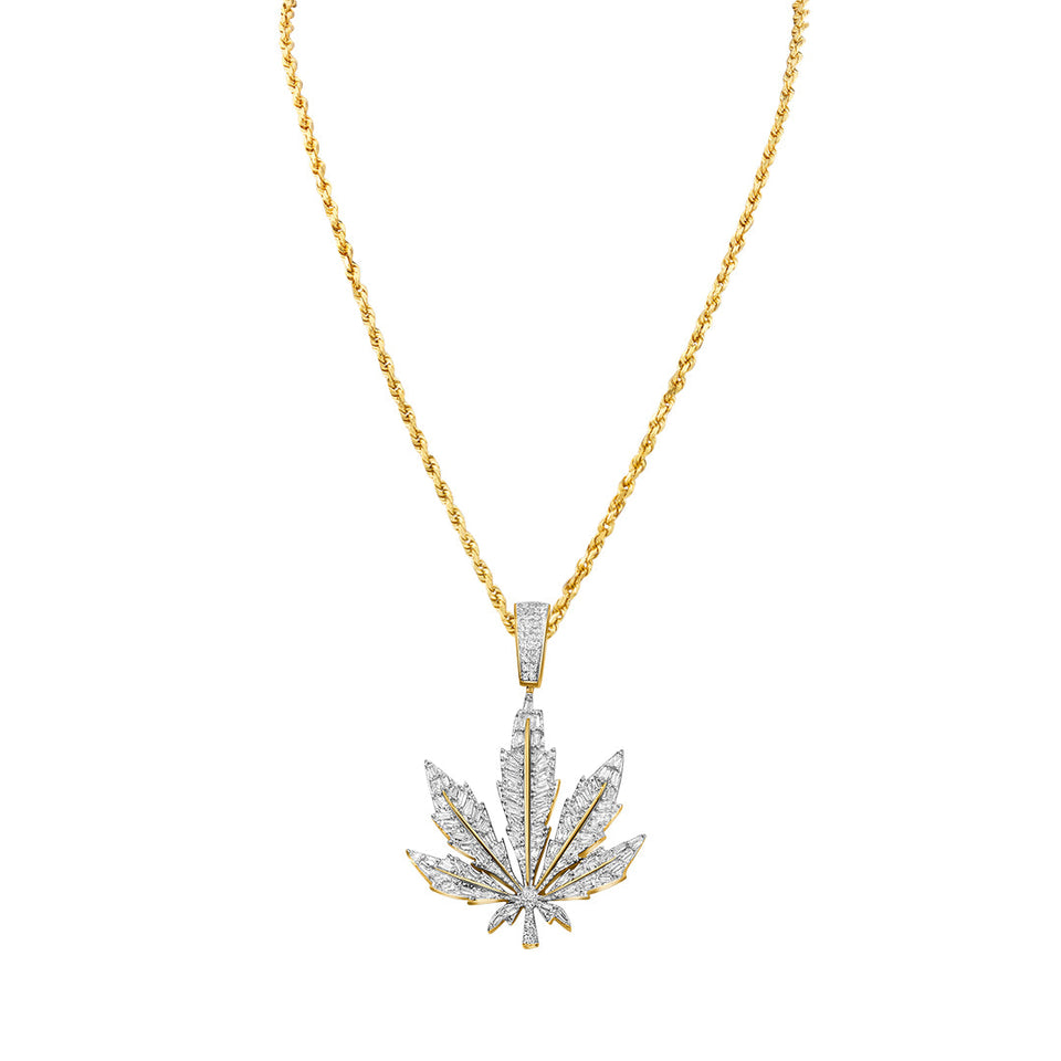 Weed Leaf Glasses Chain - Gold – Blunted Objects